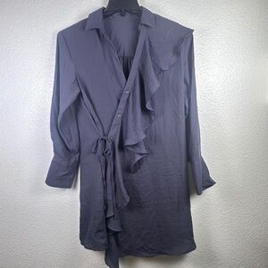 Future Collective Stylish Wrap Dress. Sz S.